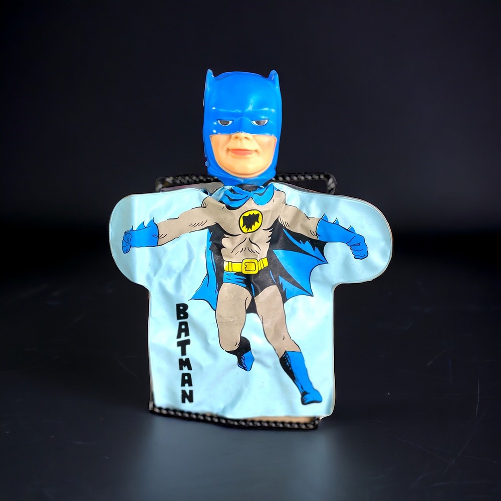 1966 Batman Hand Puppet Ideal Toys AS IS READ